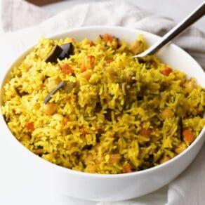Middle Eastern Roasted Vegetable Rice
