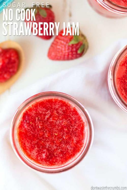 Easy No-cook Freezer Strawberry Jam