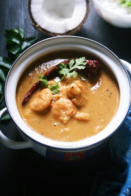 Chammeen Curry | Prawns White curry