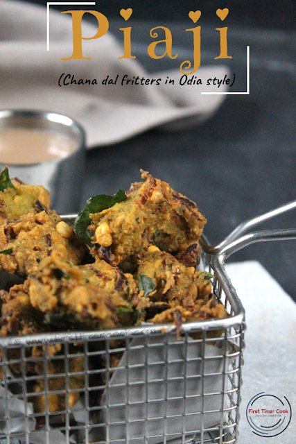 Piaji | Chana Dal Fritters in Odia style