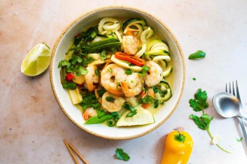 Green Coconut Curry with Shrimp (Paleo, Whole30)