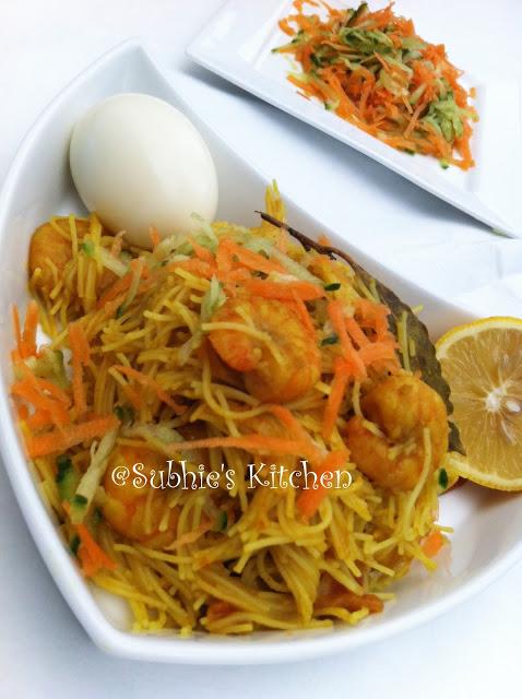 Rice Noodles Prawn Biryani/Biriyani