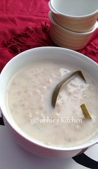 Quick and Easy Barley Porridge /Bubur Barli