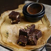 Chocolate and Pistachio Fudge