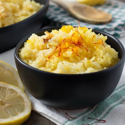 Rice Cooker Saffron Rice